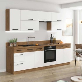 Modułowe meble kuchenne Vigo biały połysk 260cm stwórz własną kuchnię!