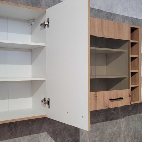 Modułowa kuchnia czarny+ dąb artisan stwórz własną kuchnię!