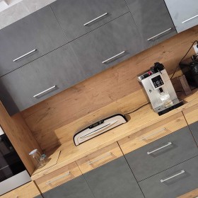 Modułowe meble kuchenne Vigo 260cm matera grafit stwórz własną kuchnię