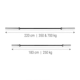 Gryf olimpijski HAMMER 220cm/50mm do 350 kg
