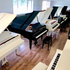 Fortepian Young Chang bialy yamaha
