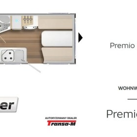 Burstner PRZYCZEPA KEMPINGOWA BURSTNER PREMIO LIFE 415 TK