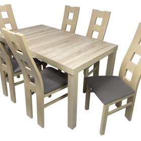 Stół Rozkładany + 6 Krzeseł! SUPER OFERTA! Bogaty Wybór Mebli