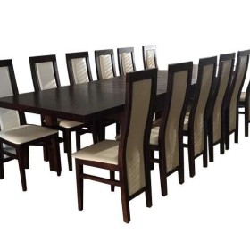 12 Krzeseł + Stół Rozkładany! SUPER OFERTA! Producent! DOSTAWA!