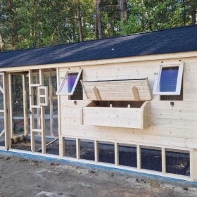 Kurnik z woliera 5x1.6