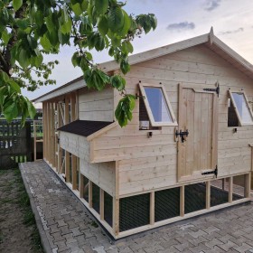 Kurnik z woliera 5x2
