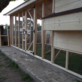 Kurnik z woliera 5x2