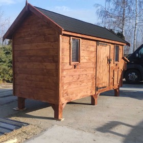 Kurnik 3.3x1.4 na nóżkach, linoleum, bardzo duży!