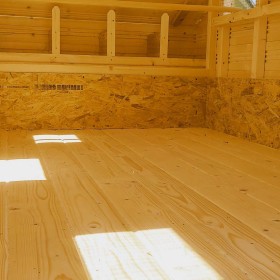 Kurnik 230x140 głębokie ściółkowanie
