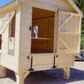 Kurnik 230x140 głębokie ściółkowanie