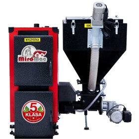 Piec CO  pellet drewno ekogroszek kocioł kotły 10 kW Miro-Mac 5 klasa