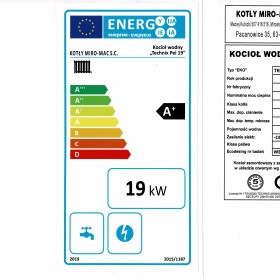 Piec CO  pellet drewno ekogroszek kocioł kotły 19 kW Miro-Mac 5 klasa