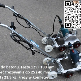 Frezarka do fazowania nacięć dylatacji i nacinania rowków w betonie, Expansion joint milling machine