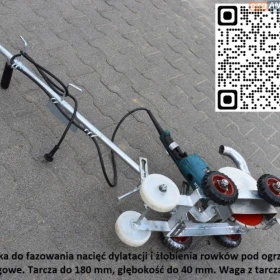 Frezarka do fazowania nacięć dylatacji i nacinania rowków w betonie, Expansion joint milling machine