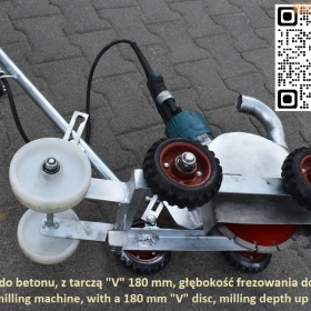Frezarka do fazowania nacięć dylatacji i nacinania rowków w betonie, Expansion joint milling machine