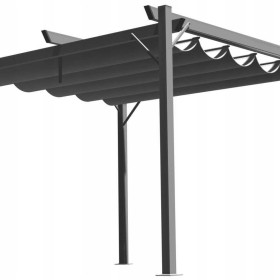 Pergola Ogrodowa Altana Tarasowa 3x4 Zadaszenie Pawilon Wolnostojący
