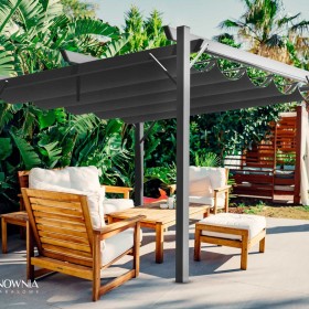 Pergola Ogrodowa Altana Tarasowa 3x4 Zadaszenie Pawilon Wolnostojący