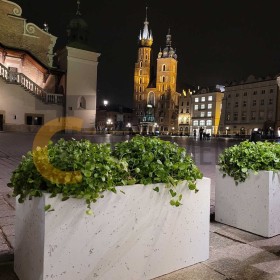 Donica doniczka betonowa ogrodowa - DONICE MROZOODPORNE RÓŻNE ROZMIARY