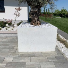 Duża donica betonowa ogrodowa Duże donice ogrodowe betonowe DUŻY WYBÓR
