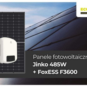 Fotowoltaika 3,395 kW, 1 faza, panele fotowoltaiczne falownik (BRUTTO)