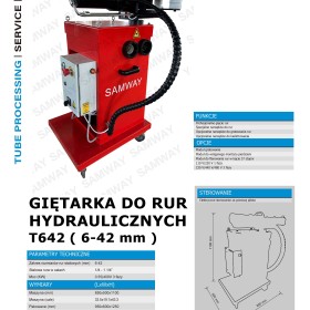 Giętarka do rur hydraulicznych SAMWAY T642 ( 6-42 mm )