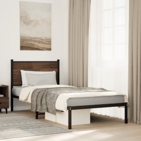 Łóżko Metalowe Młodzieżowe LOFT 90/100/120/140/160/180x200 Dąb Kolory