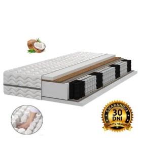 Materac Kieszeniowy sprężynowy Kokos PREMIUM24 90/120/140/160/180x200
