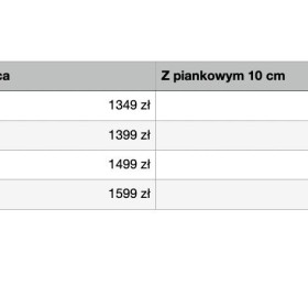 Łóżko Lewitujące Podnoszone z Pojemnikiem Małżeńskie 120/140/160/180