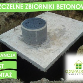 Szamba Betonowe, Zbiornik na szambo dwukomorowy 6,8,10,12m3 z WYKOPEM