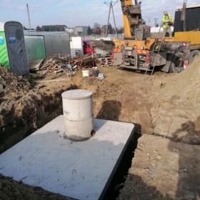 Szamba Betonowe, Zbiornik Betonowy na Szambo KOMPLEKSOWO z wykopem,