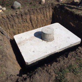 Szamba z wykopem, Zbiorniki betonowe na ścieki, deszczówkę, SZAMBO