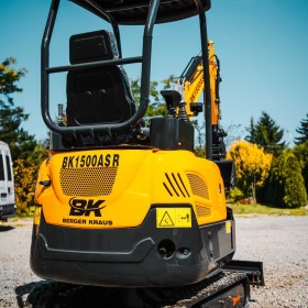 Mini Koparka Berger Kraus BK1500ASR  Joystick osprzęt YANMAR
