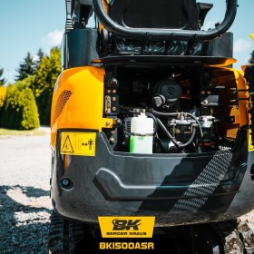 Mini Koparka Berger Kraus BK1500ASR  Joystick osprzęt YANMAR