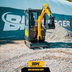 Mini Koparka Berger Kraus BK1500KSR z kabiną 1500kg YANMAR