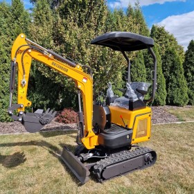 Mini Koparka Berger Kraus BK1300JSR silnik KUBOTA sterowanie JOYSTICK