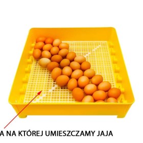 INKUBATOR Półautomatyczny obrót 56 JAJ 230V wylęgarka dla kur drobiu