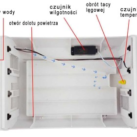 INKUBATOR AUTOMATYCZNY SMART 24 do Drobiu Gęś Indyk Kaczka Przepiórka