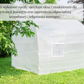 TUNEL FOLIOWY z zbrojoną folią 2,5x2m Foliak 5m2 SZKLARNIA FOLIÓWKA
