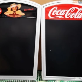 Sprzedam Kolekcjonerskie 2 Tablice Coca Cola Menu naścienne