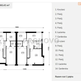 dom 6 pokoi 185m2 Mierzyn