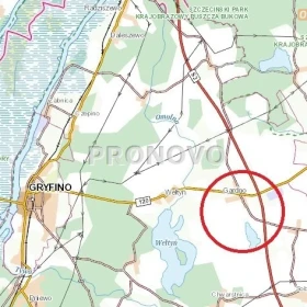 działka budowlana 9000m2 Gardno gm. Gryfino