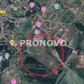 działka w pobliżu morza i jeziora Kołczewo