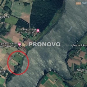 działka nad rzeką Dziwną