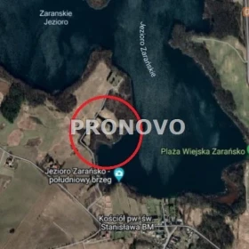 Działka budowlana 9900m2 z linią brzegową Pojezier