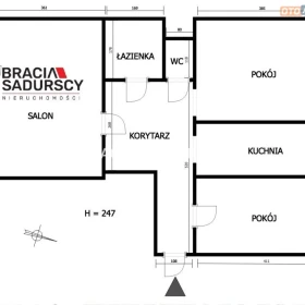 3 pok 58m2 Bieńczyce Blisko Placu Centralnego