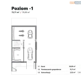 Bliźniak z garażem i ogrodem - 245,38 m2 