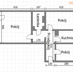 WYNAJMĘ MIESZKANIE 2 pokoje i gabinet, DO WEJŚCIA.