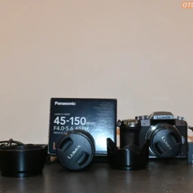 Aparat bezusterkowy Panasonic G7 z dodatkowym akumulatorem i obiektywem