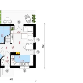 Dom 110 m2 - Łąkta Dolna