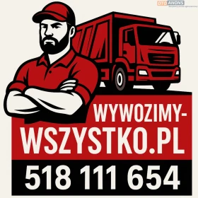 Wywóz mebli,śmieci ,odpadów budowlanych Opróżnianie mieszkań garaży